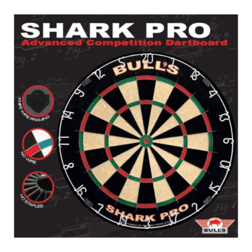 Bull's Shark Pro Dartboard Front Package